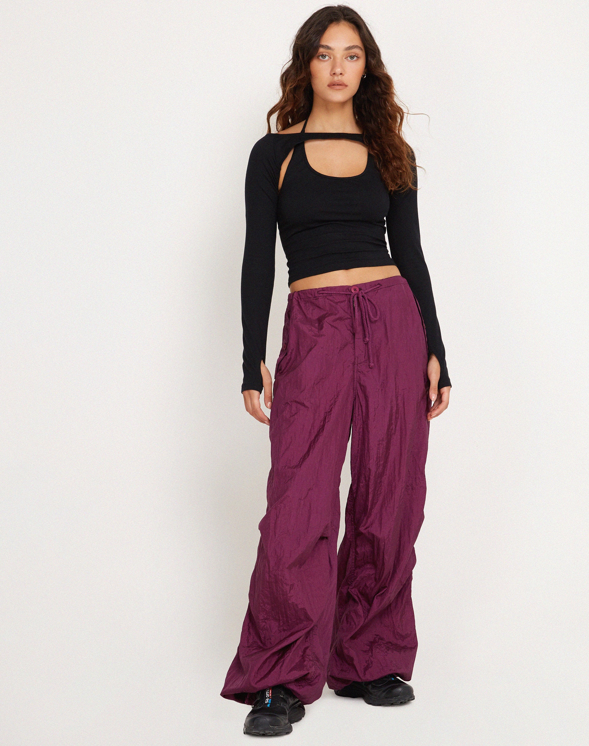 Image of Chute Trouser in Deep Purple