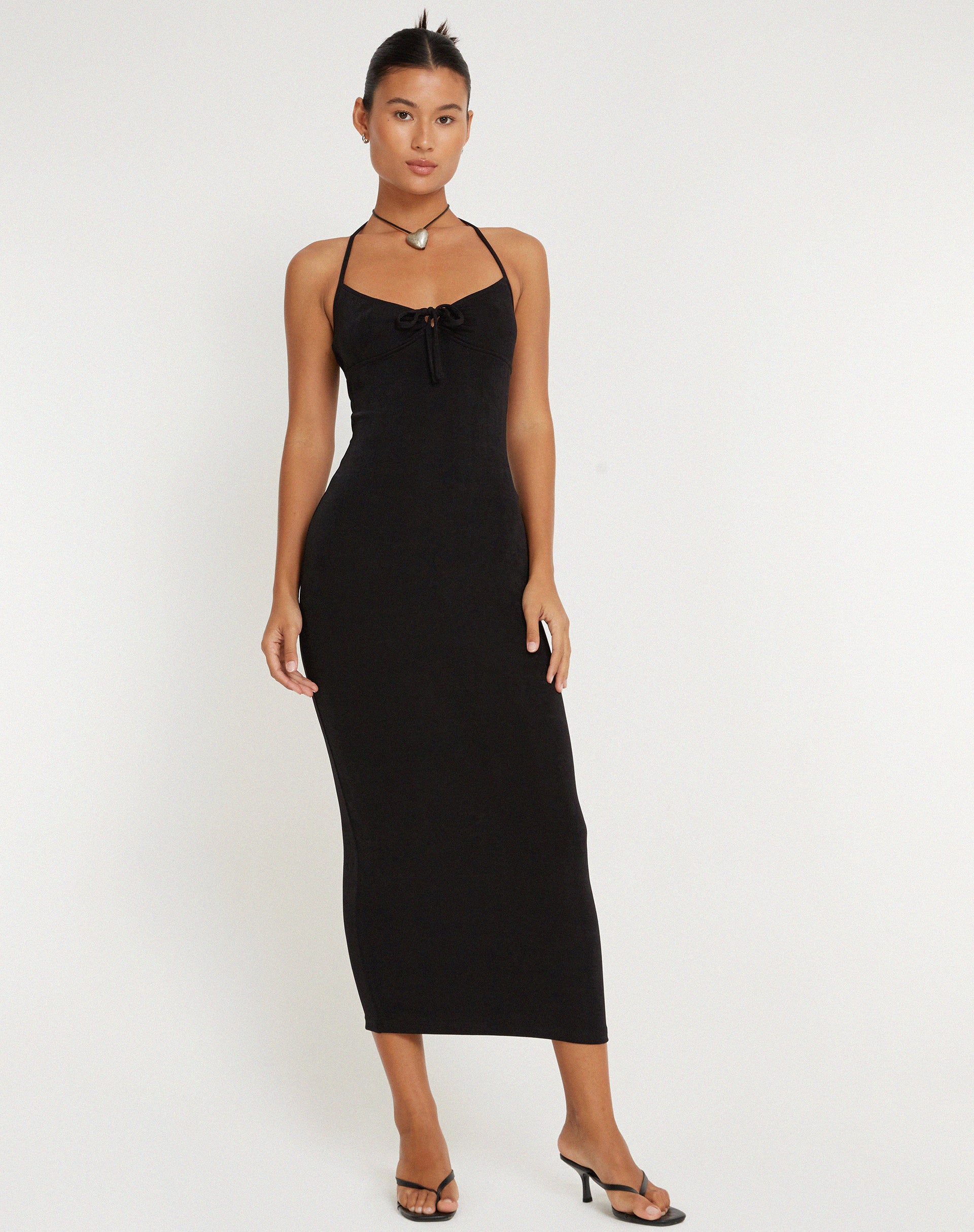 Black sundress long top
