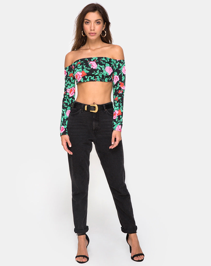 Image of Coga Crop Top in Flower Fling
