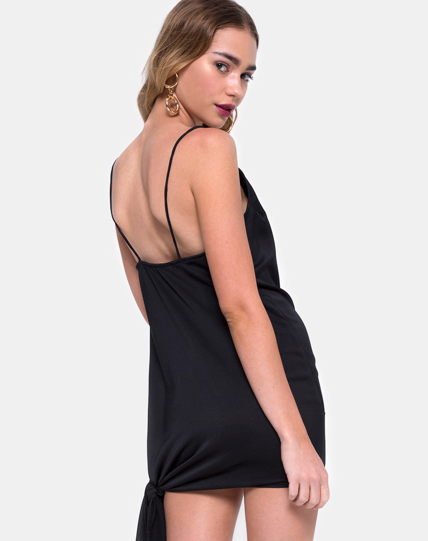 Image of Colaro Slip Dress in Black