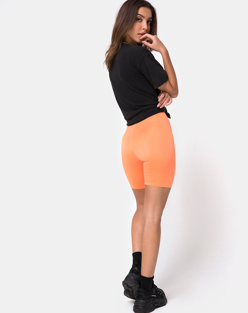 Image of Cycle Short in Fluro Orange