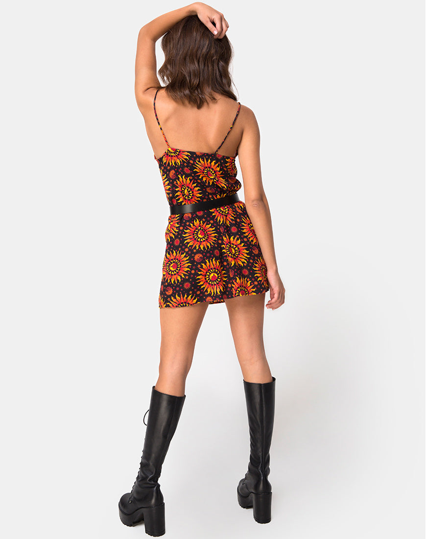 Image of Datista Slip Dress in Hot Sun  X Princess Polly