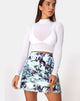 Image of Dina Mini Skirt in Mint Cherub