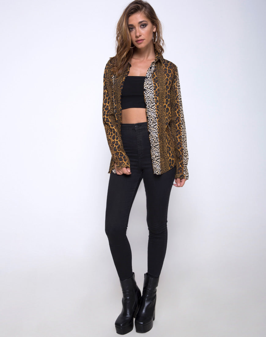 Image of Disam Shirt in Animal Stripe