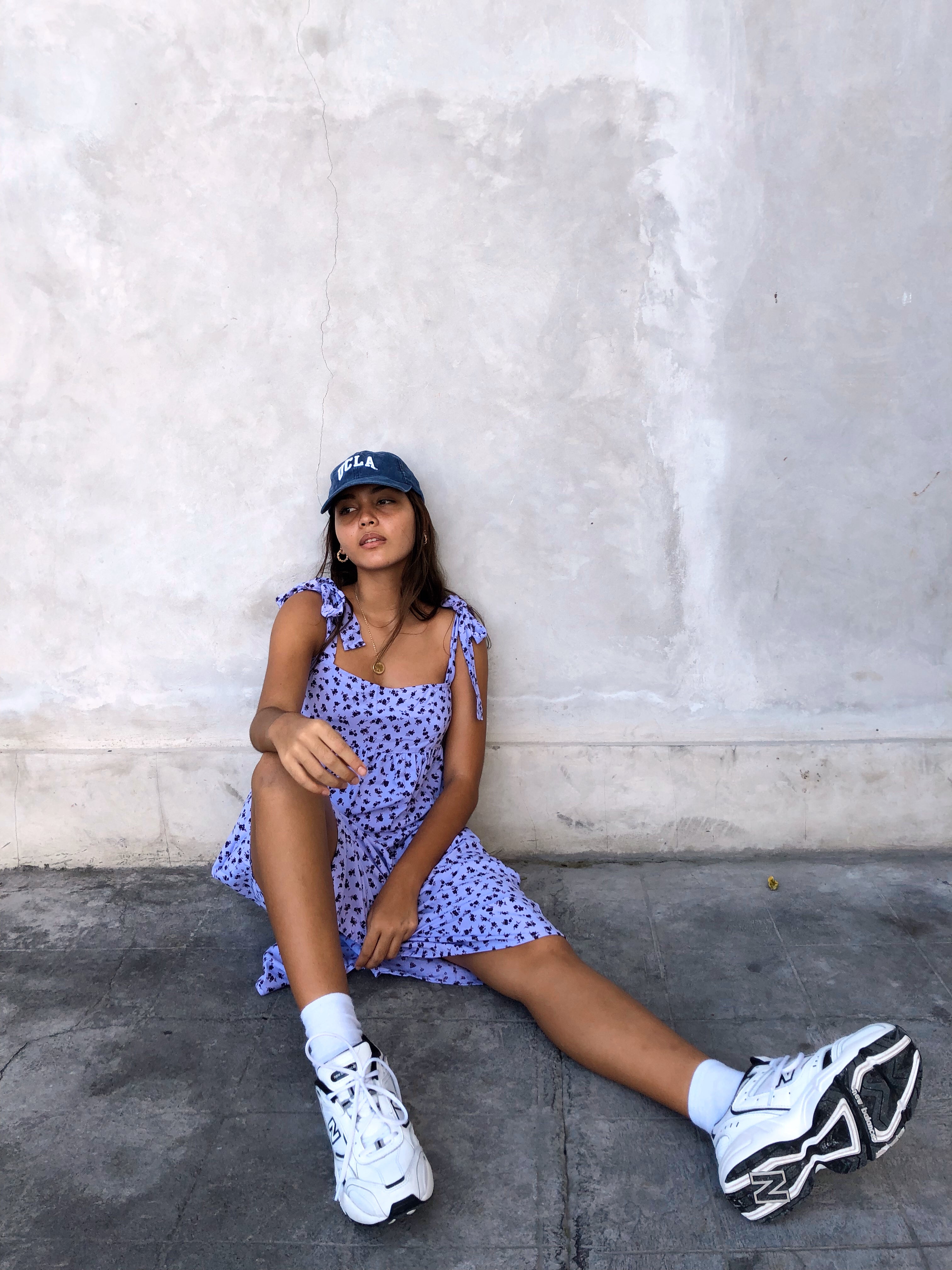 Strappy Purple Daisy Midi Dress | Dorothy – motelrocks.com