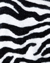 Knit Zebra Black and White