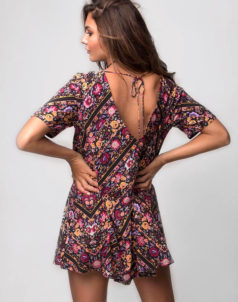 Crosena Swing Dress in Satin Rose Grey main image 1