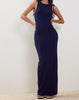 Image of Elinor Maxi Dress in Slinky Midnight Blue