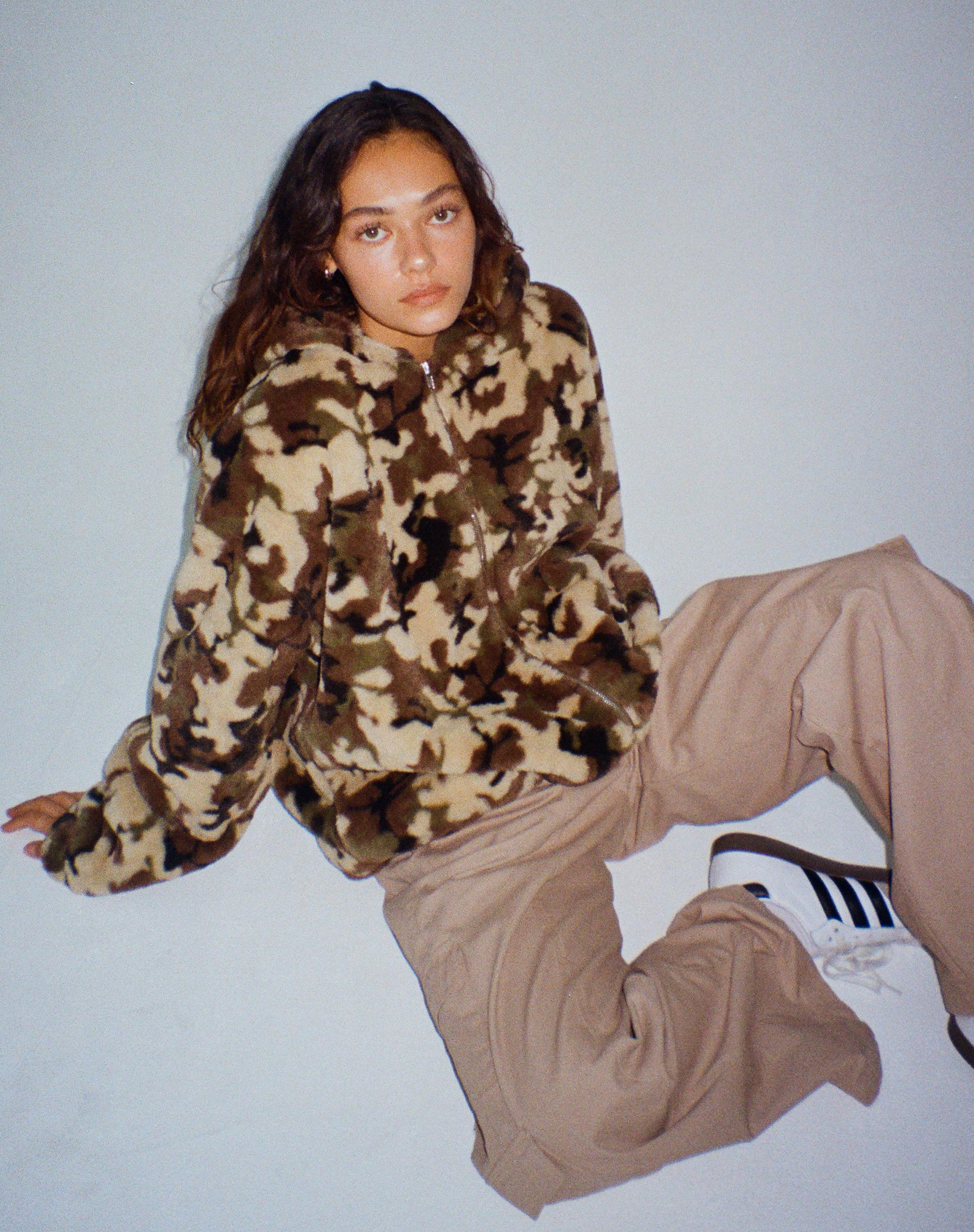 Camo on sale fur hoodie