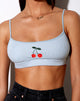 Image of Esme Bralet in Baby Blue Cherry Embro