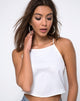 Image of Fair Cami Top in Satin Ivory