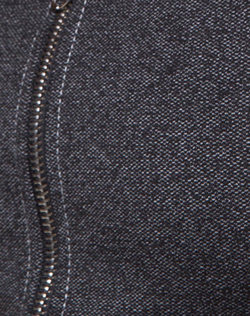 Image of Fallon Crop Top in Denim Black