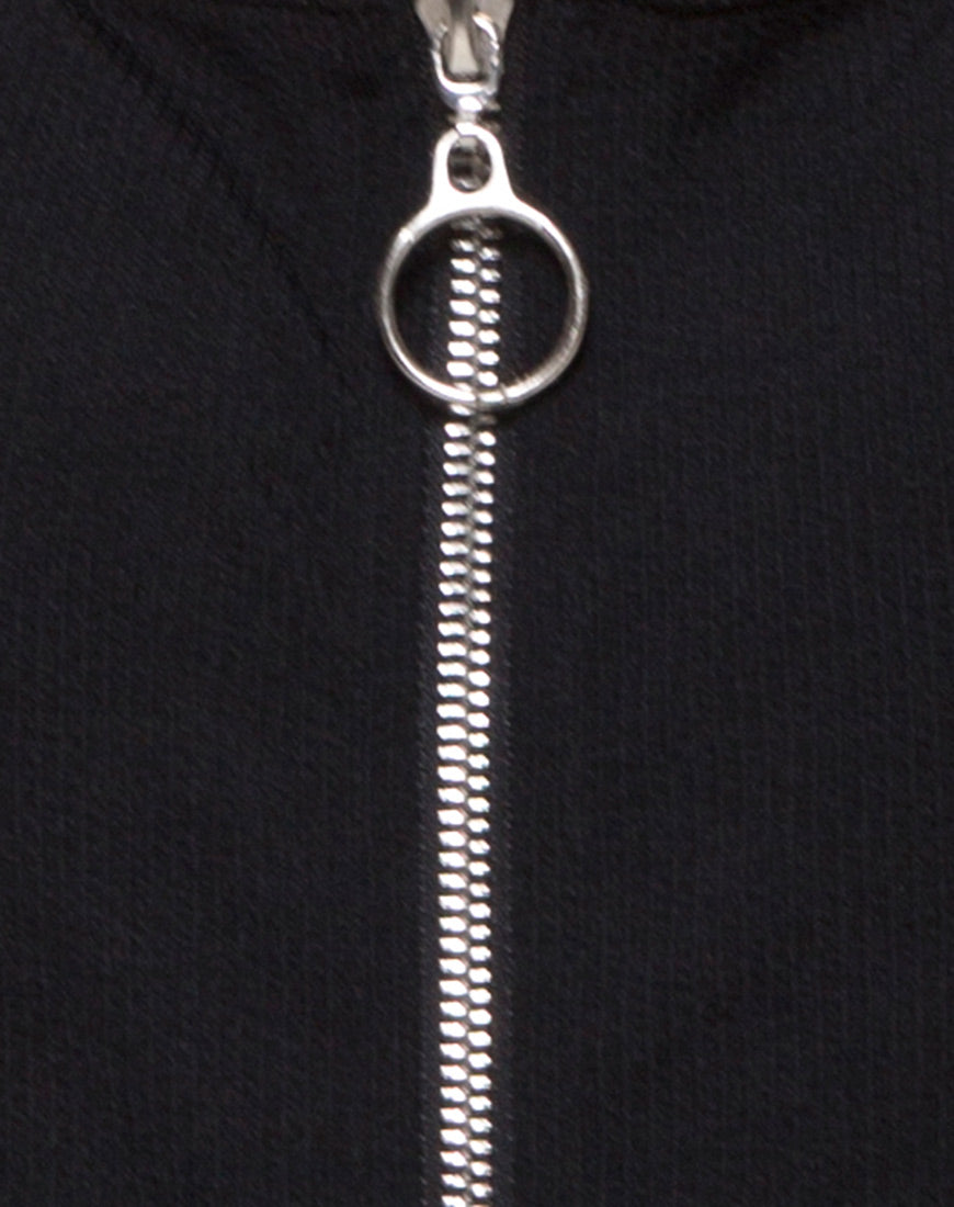 Image of Farica Swimsuit in Mini Rib Onyx