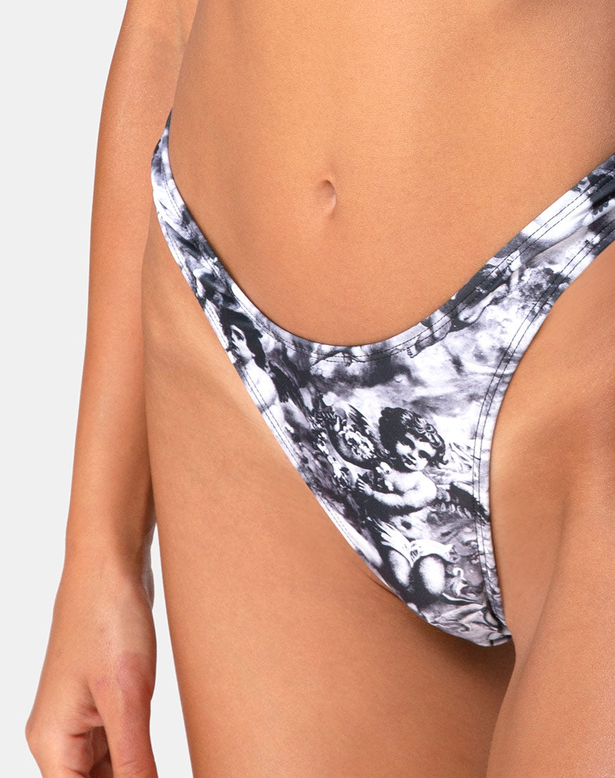 Image of Farida Bikini bottom in Cherub Grey