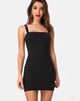 Image of Farlie Bodycon Buckle Dress in Black