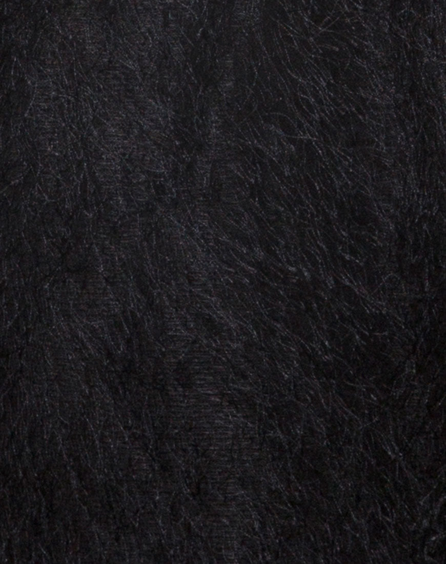 Image of Finn Slip Dress in Fringe Black