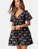 Image of Flarita Dress in Moonlight Black