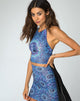 Image of Kimmy Mini Skirt in New Mandala Digital Print