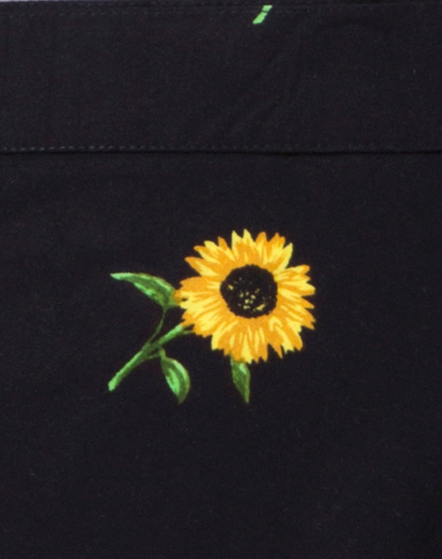 Image of Freena Skirt in Ditsy Sunflower