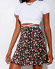 Image of Gaelle Mini Skirt in Courtney Floral