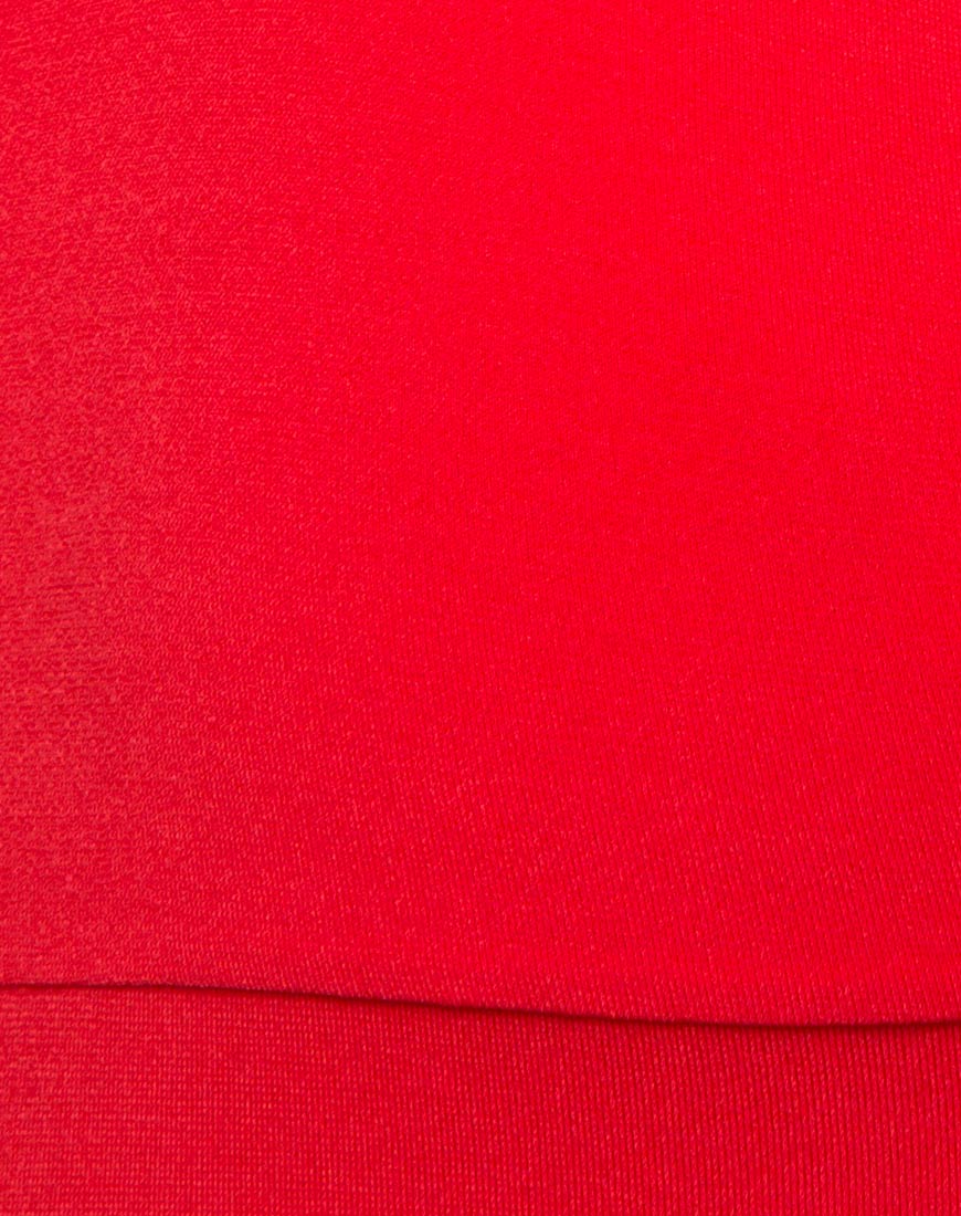 Image of Gainer Bodycon Dress in Red