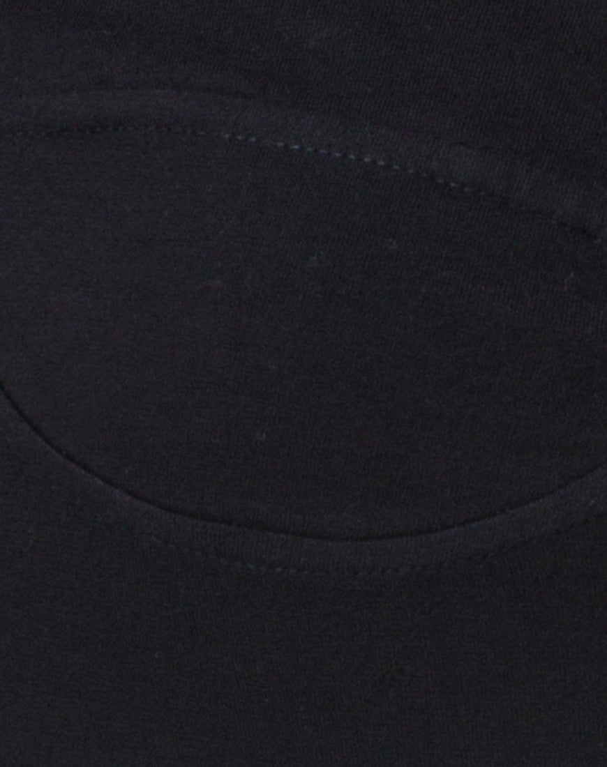 Image of Galantis Cutout Bodice in Black