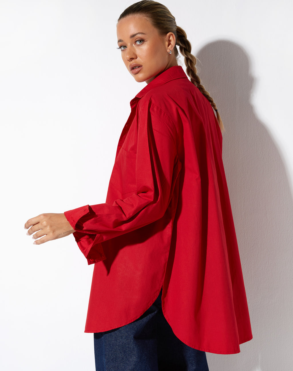 Gane Shirt in Racing Red