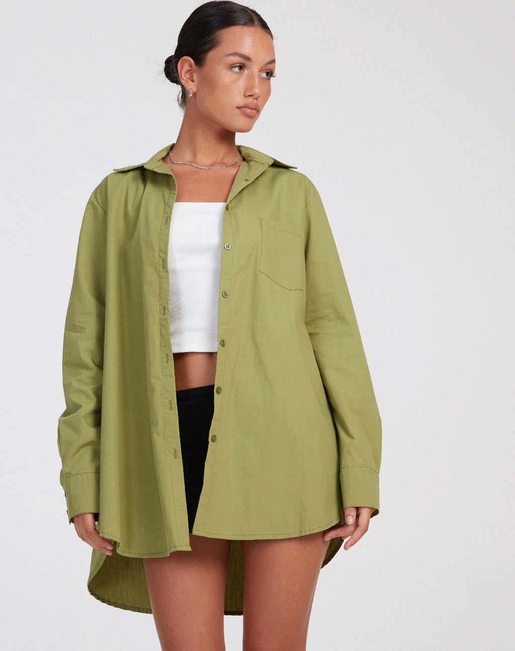 Gane Shirt in Seafoam Green