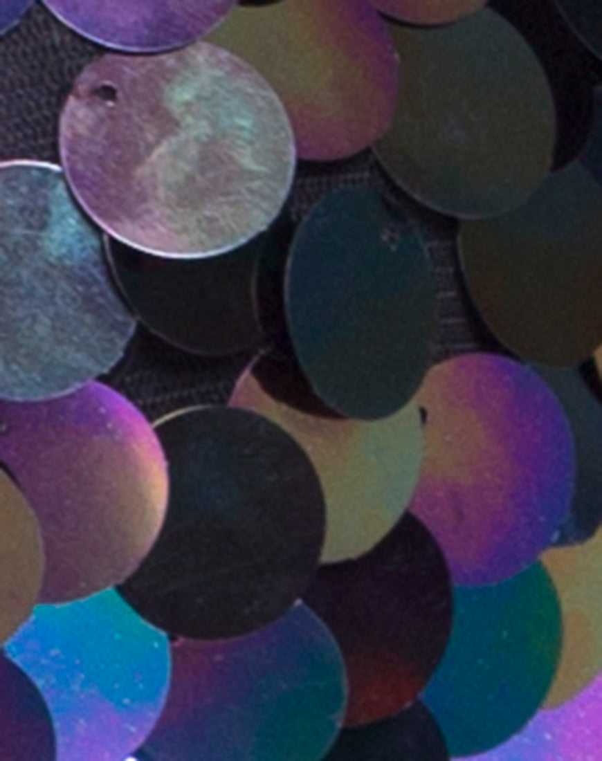 Image of Gwen Bralet in Disc Sequin Petrol