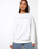 Image of Glowee Sweatshirt in Warm White Angel Energy Hotfix