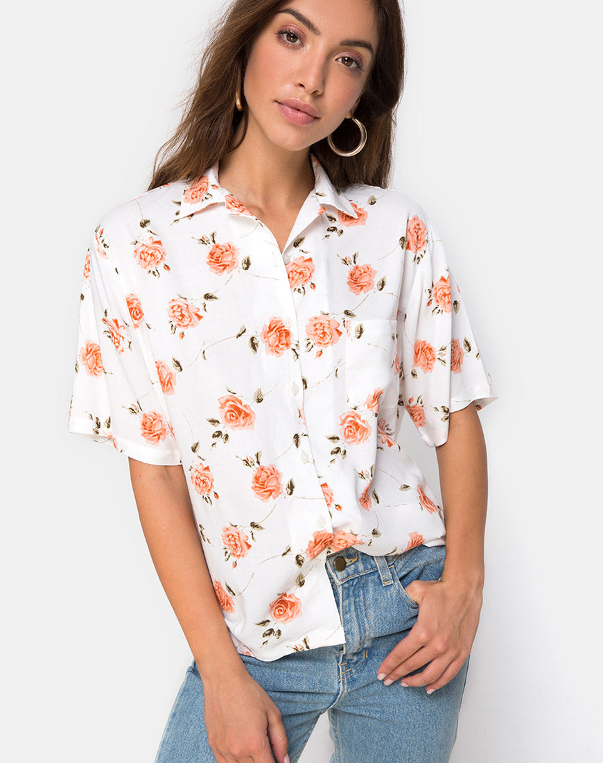 Image of Hawaiian Shirt in New Romance