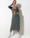 image of Lassie Maxi Skirt in Folk Floral