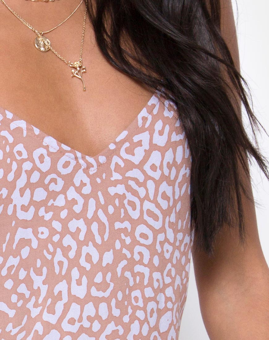 Image of Hime Maxi Dress in Leopard Spot