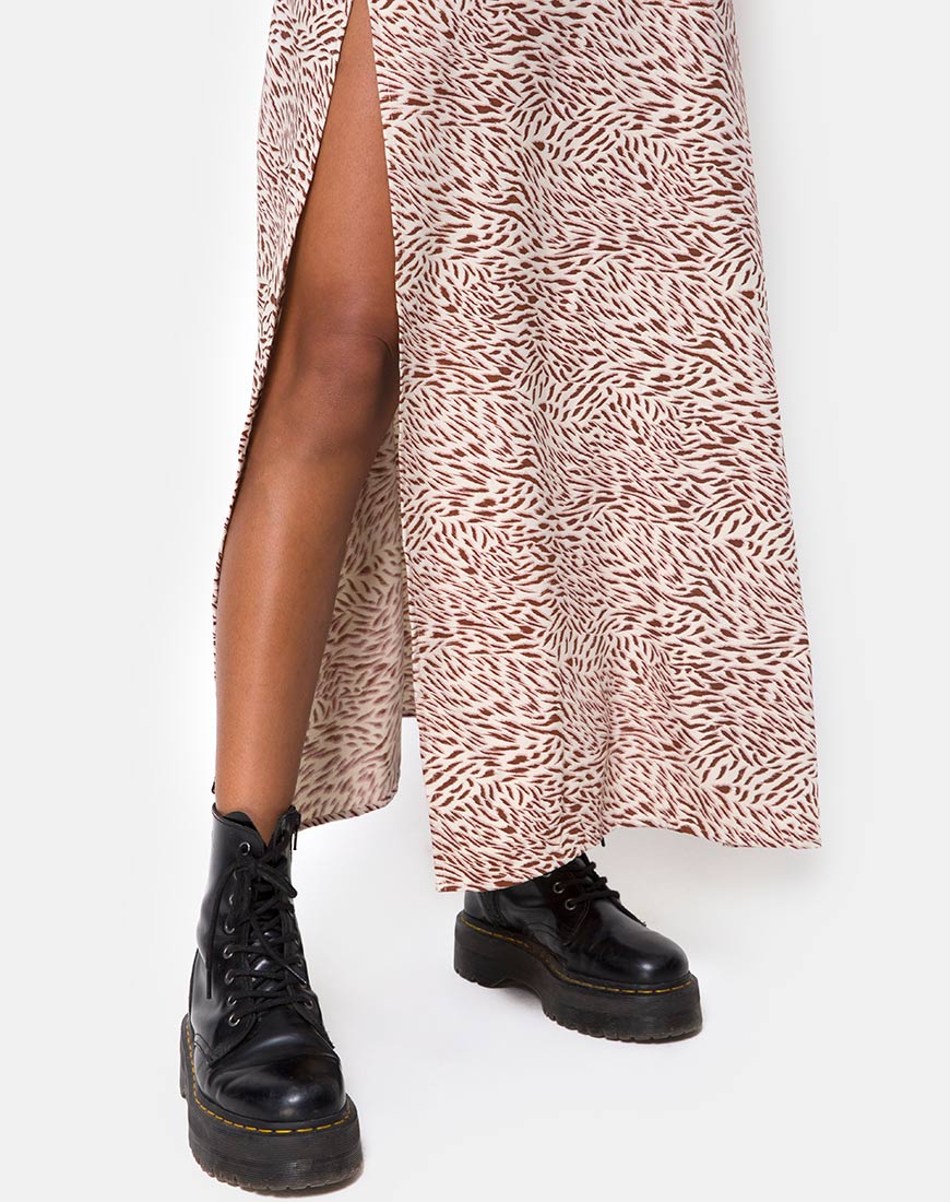 Image of Hime Maxi Dress in Safari Taupe