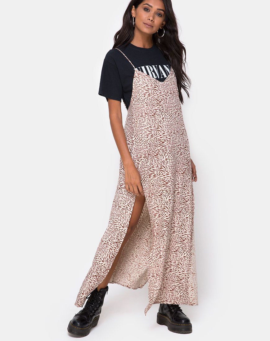 Image of Hime Maxi Dress in Safari Taupe
