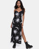 Image of Hime Maxi Dress in Oversize Sun Moon and Stars