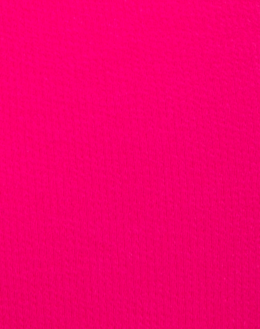 Image of Hoalo Swimsuit in Mini Rib Fushcia