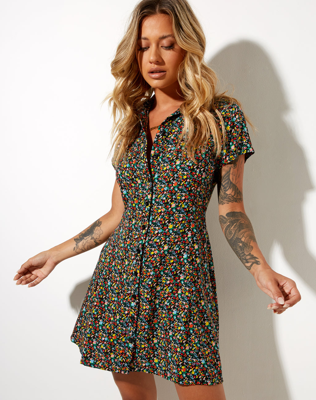 Holma Mini Dress in Kenny Floral