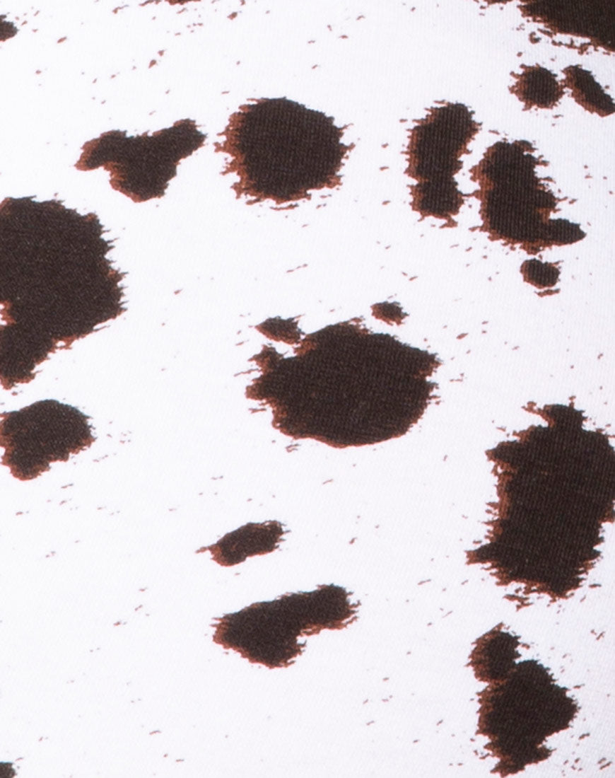 Image of Hot Pant in Mini Cow Black and White