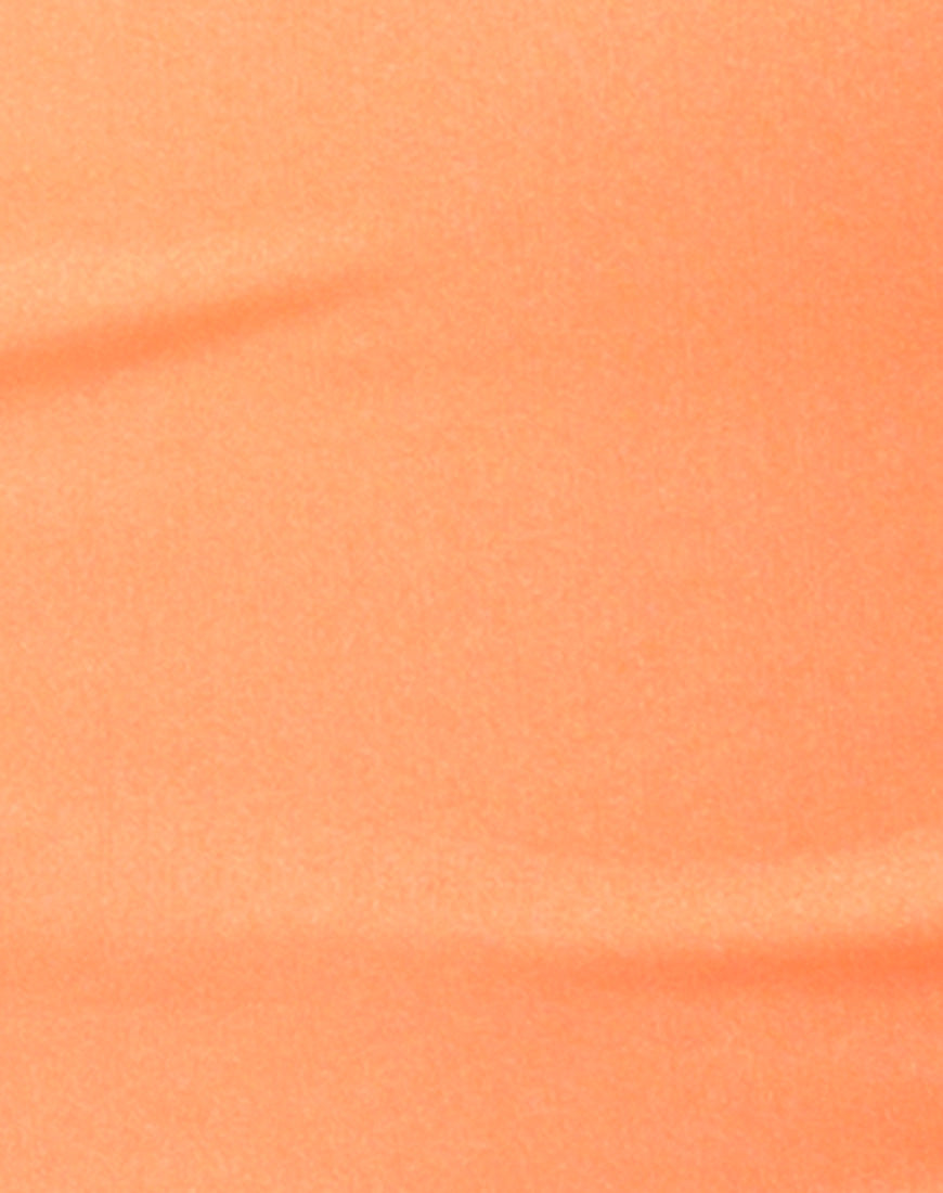Image of Hulana Bodycon Dress in Fluro Orange