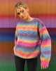 Image of MOTEL X OLIVIA NEILL Ammaria Jumper in Pink and Purple