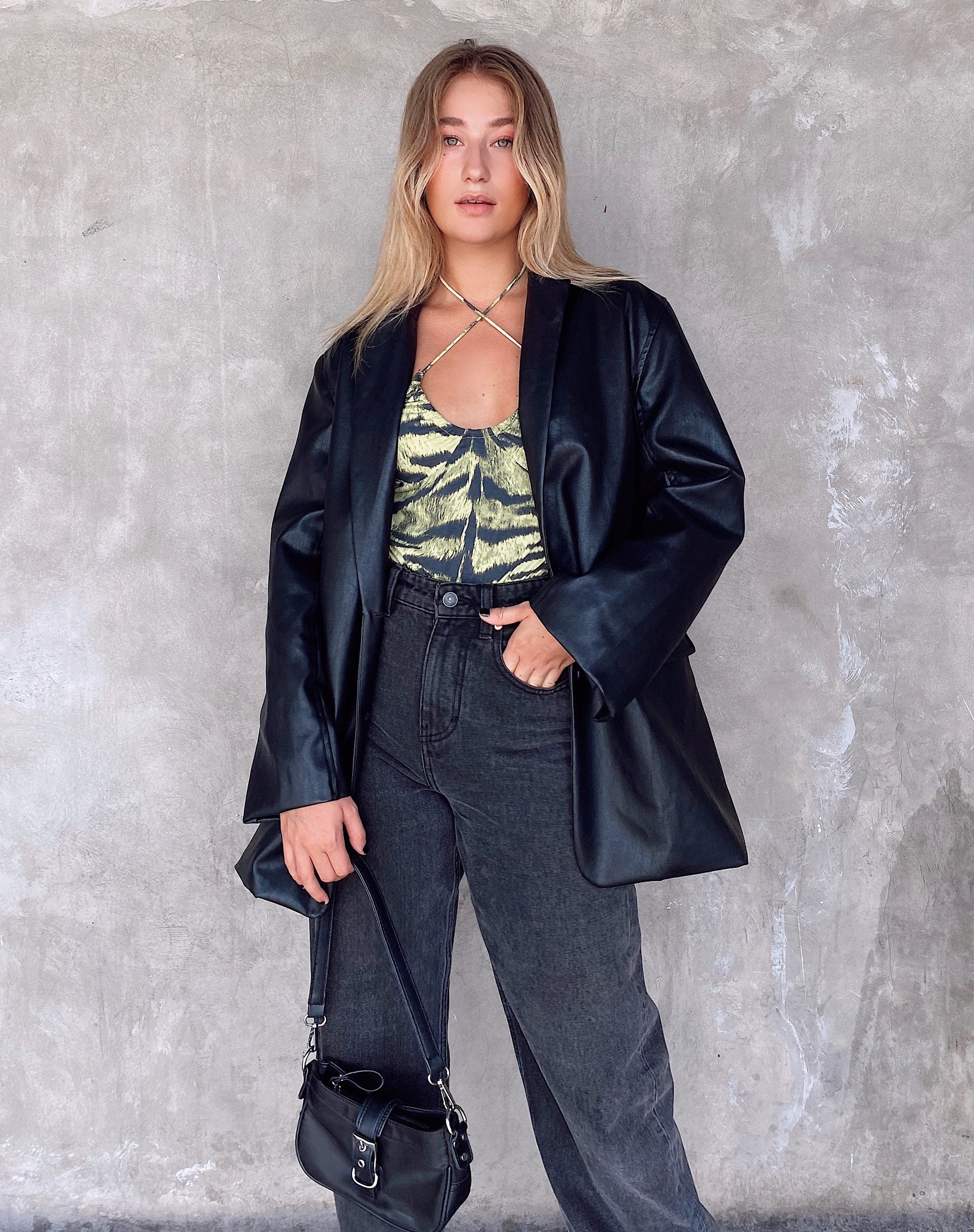 Image of Larisa Bodice in Tiger Full Khaki