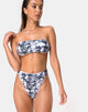 Image of Izarla Bikini Tube Top in Cherub Grey
