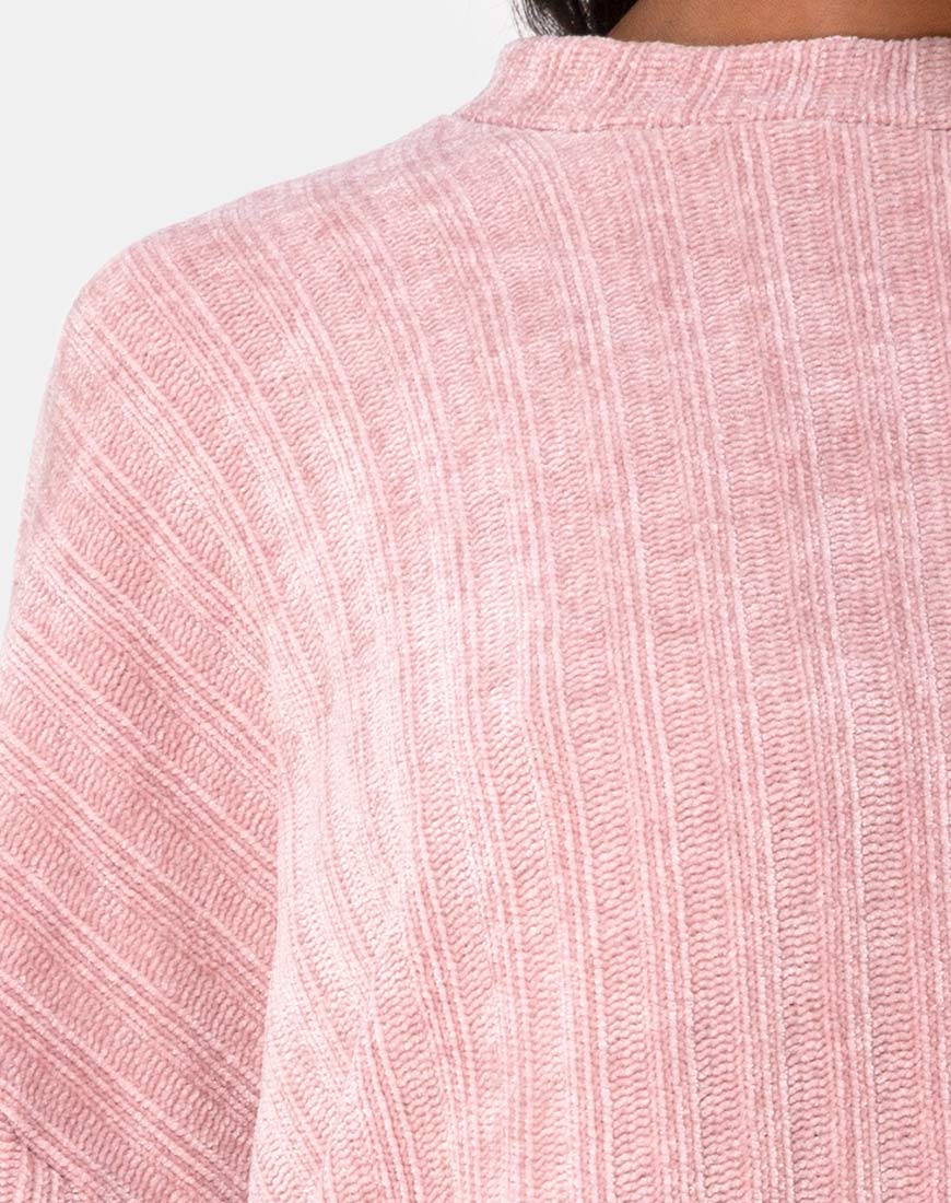 Image of Jama Jumper in Knit Pink