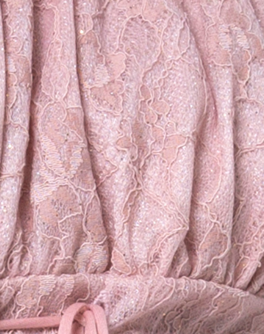 Image of Janette Dress in Lace Rose