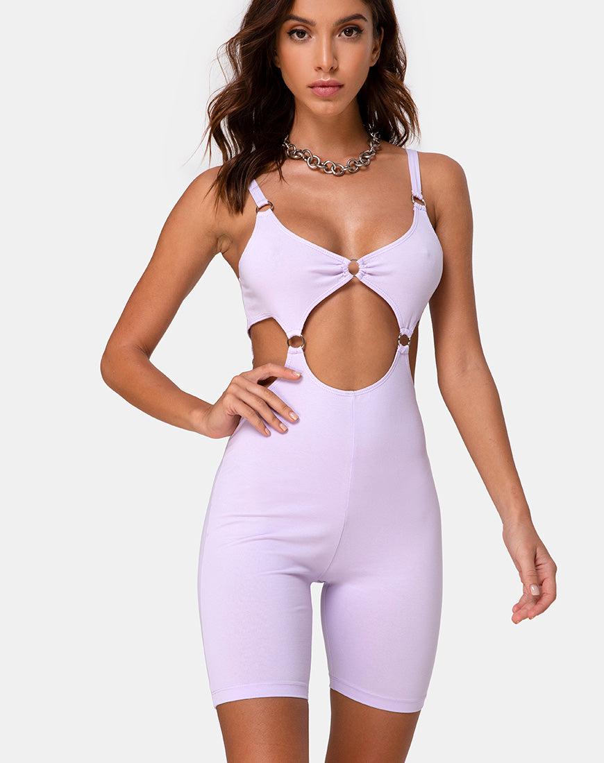 Image of Jaso Unitard in Lilac