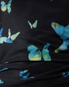 Butterfly Watercolour Black