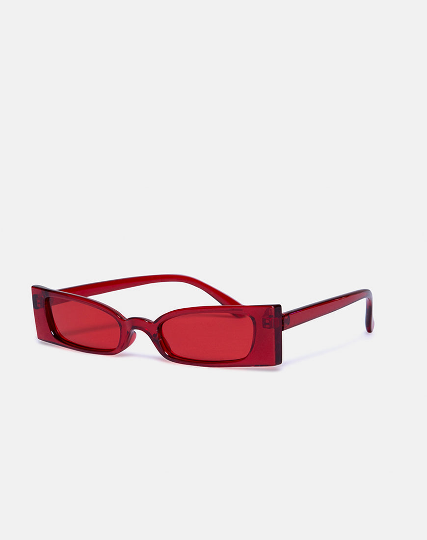 Joslin Sunglasses in Red – motelrocks.com