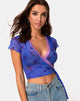 Image of Kalia Top in Lilac Rose with Lilac Lace