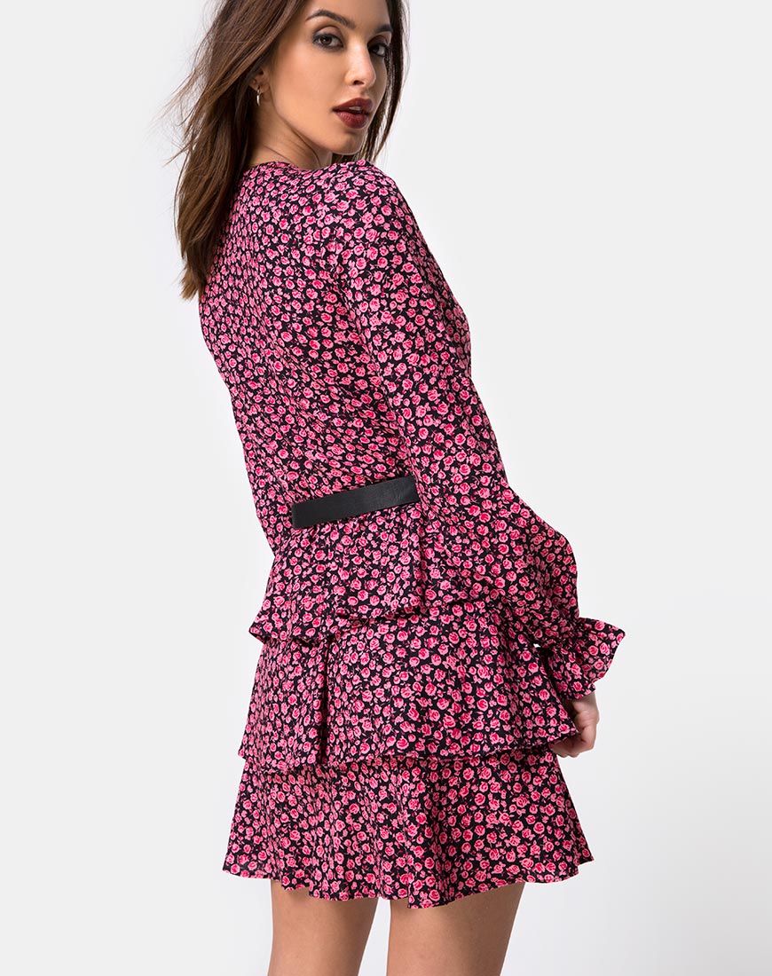 Image of Kepsibelle Dress in Ditsy Rose Pink